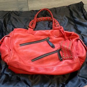 Betsey Johnson Red Leather handbag